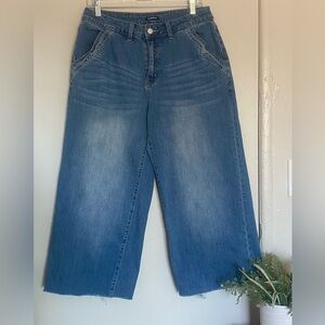 Stylish Indigo Flare Jeans women size‎ large